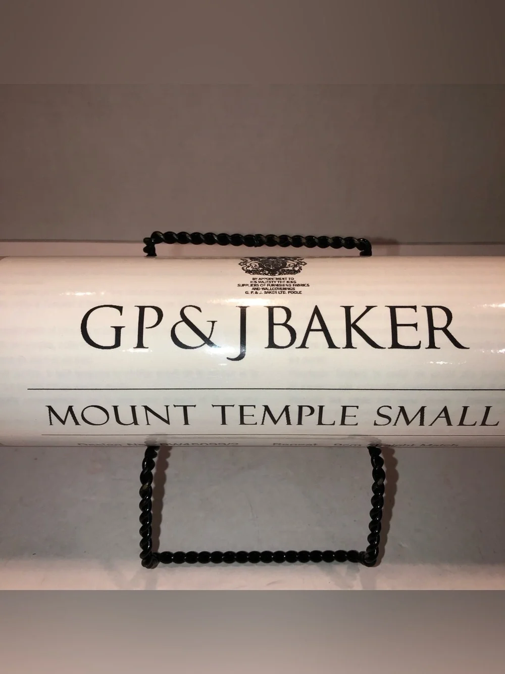 New Anthropologie GP & J Baker Mount Temple Small Print Wallpaper Pink Pattern